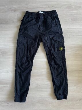 Stone Island Men’s Black Cargo Pants